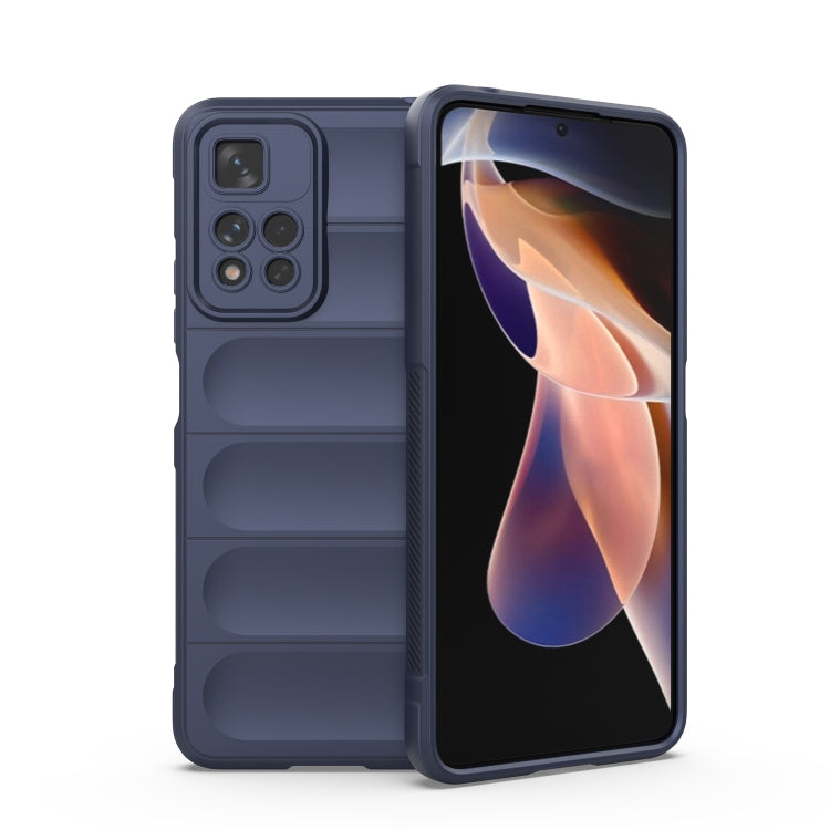 Magic Shield TPU + custodia per telefono in flanella, For Xiaomi Redmi Note 11 5G Chinese Version, For Xiaomi Redmi Note 11 Pro 5G Chinese