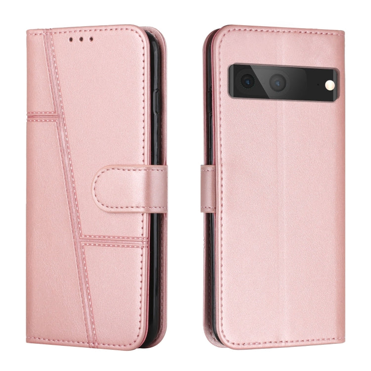 Custodia per telefono in pelle con fibbia in pelle di vitello cucita, For Google Pixel 7, For Google Pixel 7 Pro, For Motorola Moto G Stylus 2022 4G, For Motorola Moto G Stylus 2022 5G