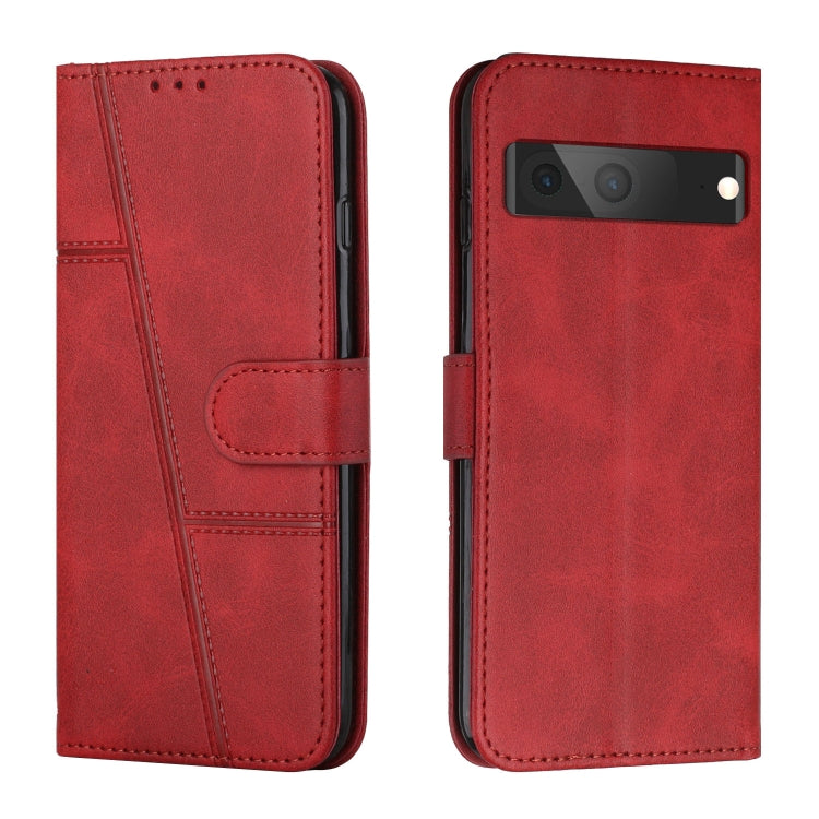 Custodia per telefono in pelle con fibbia in pelle di vitello cucita, For Google Pixel 7, For Google Pixel 7 Pro, For Motorola Moto G Stylus 2022 4G, For Motorola Moto G Stylus 2022 5G