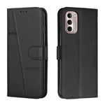 Custodia per telefono in pelle con fibbia in pelle di vitello cucita, For Google Pixel 7, For Google Pixel 7 Pro, For Motorola Moto G Stylus 2022 4G, For Motorola Moto G Stylus 2022 5G