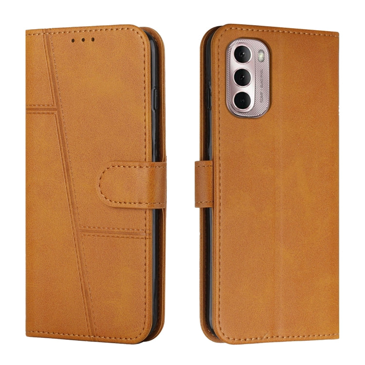 Custodia per telefono in pelle con fibbia in pelle di vitello cucita, For Google Pixel 7, For Google Pixel 7 Pro, For Motorola Moto G Stylus 2022 4G, For Motorola Moto G Stylus 2022 5G
