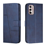 Custodia per telefono in pelle con fibbia in pelle di vitello cucita, For Google Pixel 7, For Google Pixel 7 Pro, For Motorola Moto G Stylus 2022 4G, For Motorola Moto G Stylus 2022 5G