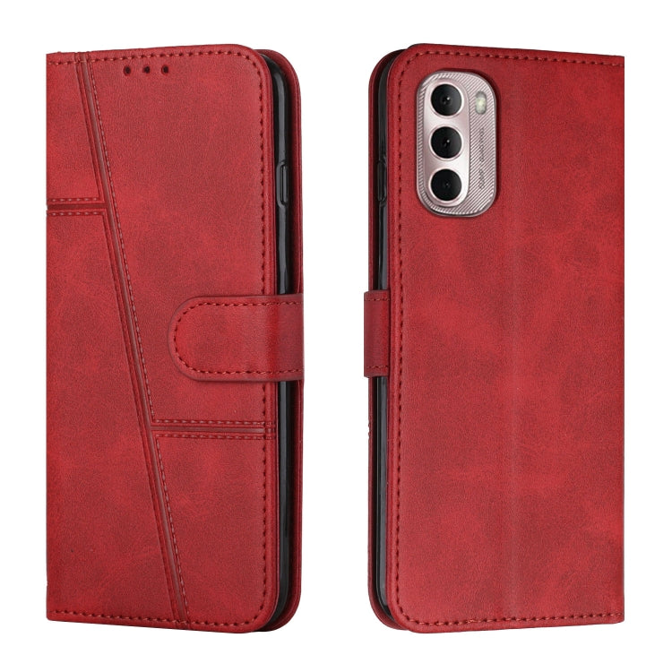Custodia per telefono in pelle con fibbia in pelle di vitello cucita, For Google Pixel 7, For Google Pixel 7 Pro, For Motorola Moto G Stylus 2022 4G, For Motorola Moto G Stylus 2022 5G