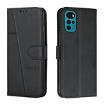 Custodia per telefono in pelle con fibbia in pelle di vitello cucita, For Motorola Moto G22, For Xiaomi Redmi 10 5G/Redmi Note 11E, For Xiaomi Redmi 10A/Poco C31/Redmi 9C, For Samsung Galaxy M23 5G/ Galaxy F23 Japan