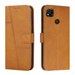Custodia per telefono in pelle con fibbia in pelle di vitello cucita, For Motorola Moto G22, For Xiaomi Redmi 10 5G/Redmi Note 11E, For Xiaomi Redmi 10A/Poco C31/Redmi 9C, For Samsung Galaxy M23 5G/ Galaxy F23 Japan