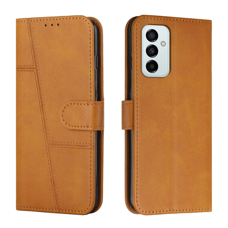 Custodia per telefono in pelle con fibbia in pelle di vitello cucita, For Motorola Moto G22, For Xiaomi Redmi 10 5G/Redmi Note 11E, For Xiaomi Redmi 10A/Poco C31/Redmi 9C, For Samsung Galaxy M23 5G/ Galaxy F23 Japan