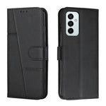 Custodia per telefono in pelle con fibbia in pelle di vitello cucita, For Motorola Moto G22, For Xiaomi Redmi 10 5G/Redmi Note 11E, For Xiaomi Redmi 10A/Poco C31/Redmi 9C, For Samsung Galaxy M23 5G/ Galaxy F23 Japan