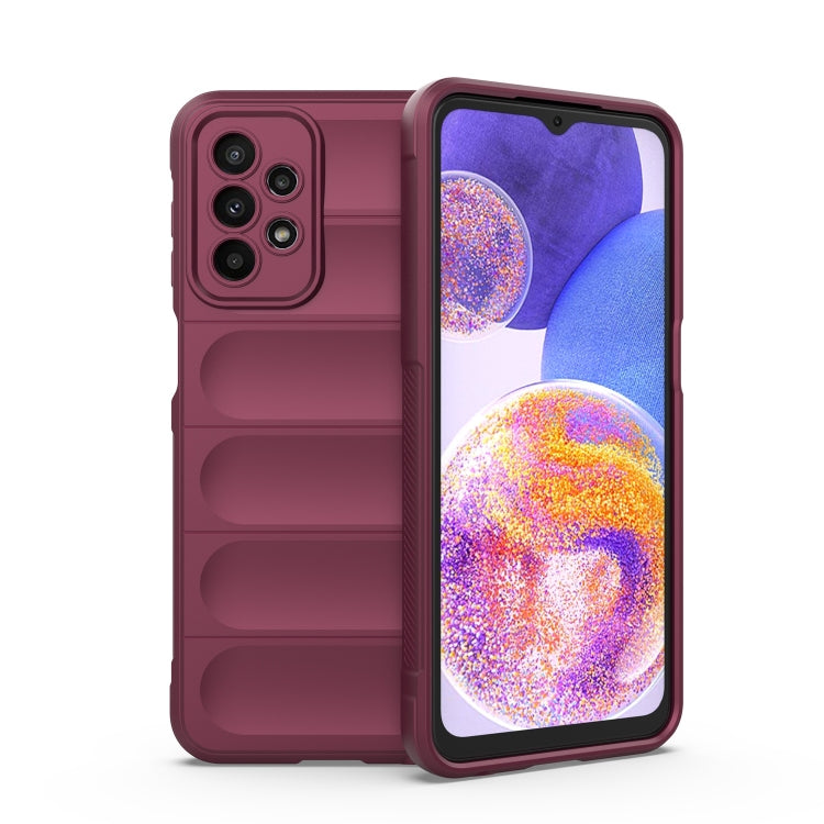 Magic Shield TPU + custodia per telefono in flanella, For Samsung Galaxy A13 5G / 4G, For Samsung Galaxy A23