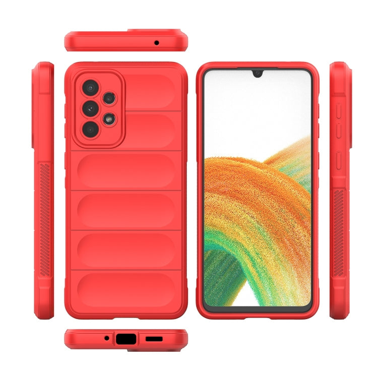 Magic Shield TPU + custodia per telefono in flanella, For Samsung Galaxy A33 5G