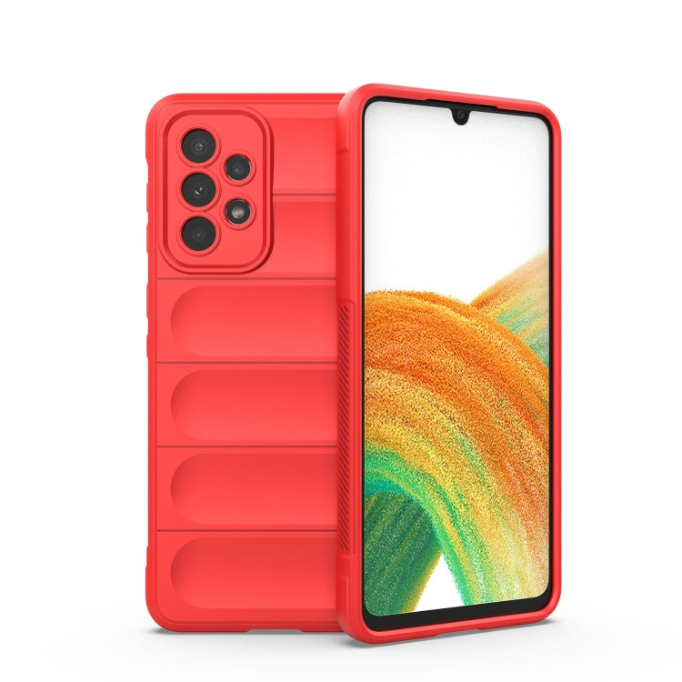 Magic Shield TPU + custodia per telefono in flanella, For Samsung Galaxy A33 5G