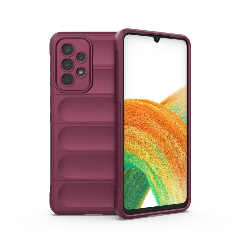 Magic Shield TPU + custodia per telefono in flanella, For Samsung Galaxy A33 5G