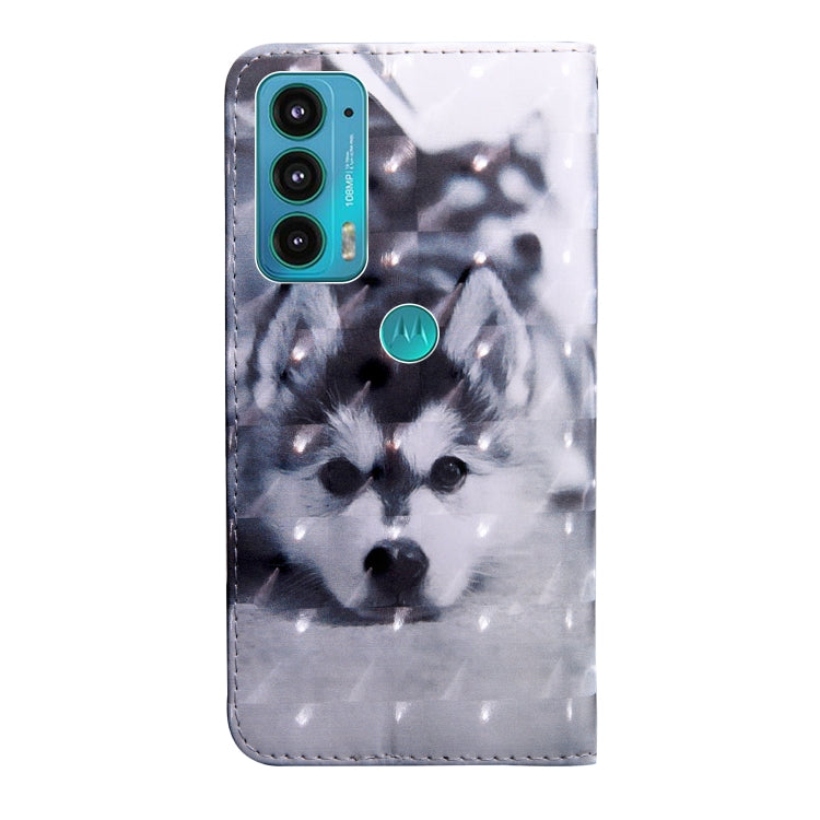 Custodia per telefono in pelle con motivo dipinto 3D, For Motorola Moto E20 / E30 / E40, For Motorola Moto E32