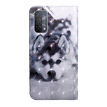 Custodia per telefono in pelle con motivo dipinto 3D, For OPPO A54 5G / A74 5G, For OPPO A94 5G / A95 5G