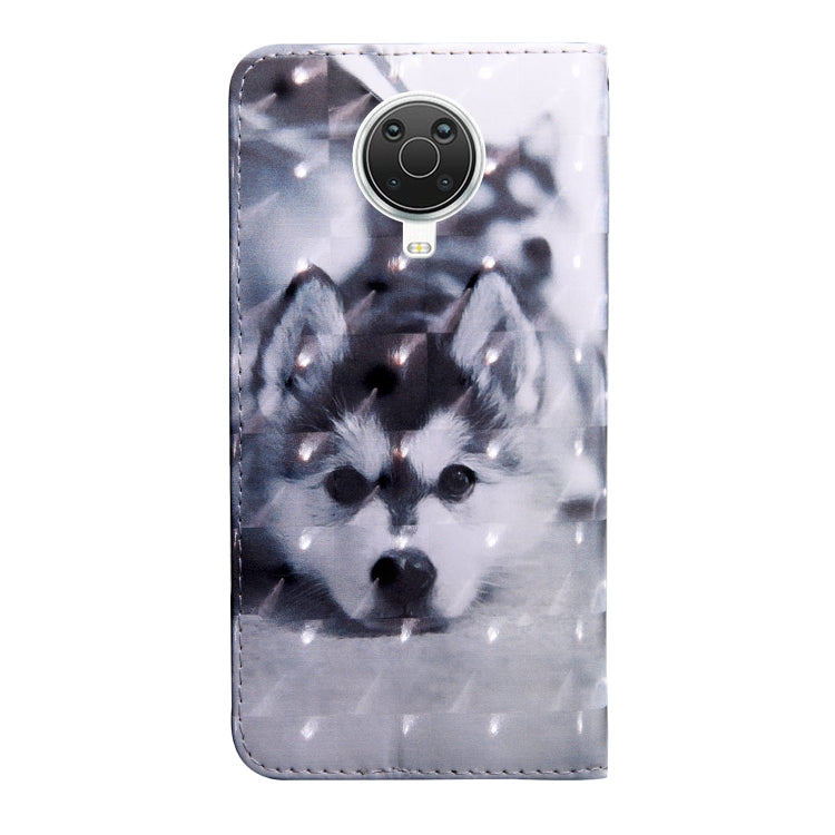 Custodia per telefono in pelle con motivo dipinto 3D, For Nokia G20 / 6.3, For Nokia G50
