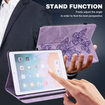 Custodia per tablet in pelle flip orizzontale con motivo a farfalla in rilievo, For Lenovo M10 Plus 10.6 3rd Gen 2022