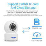 ESCAM QF005 Telecamera Pan-Tilt WiFi HD 3 MP Interni