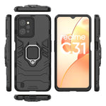 Supporto per anello magnetico PC + custodia per telefono in TPU, For OPPO Realme C31