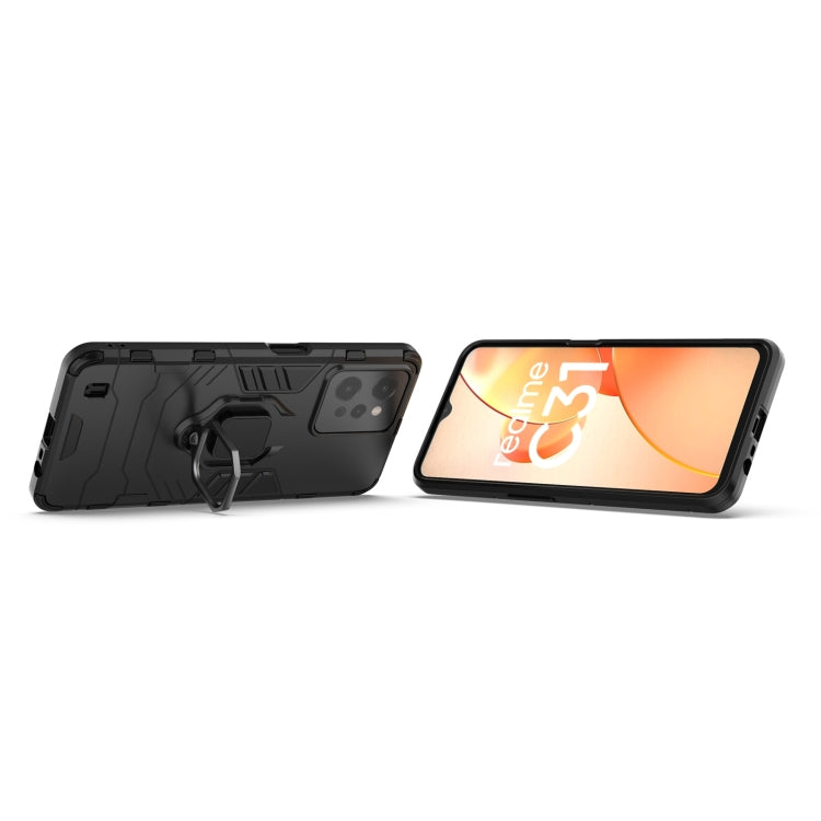 Supporto per anello magnetico PC + custodia per telefono in TPU, For OPPO Realme C31