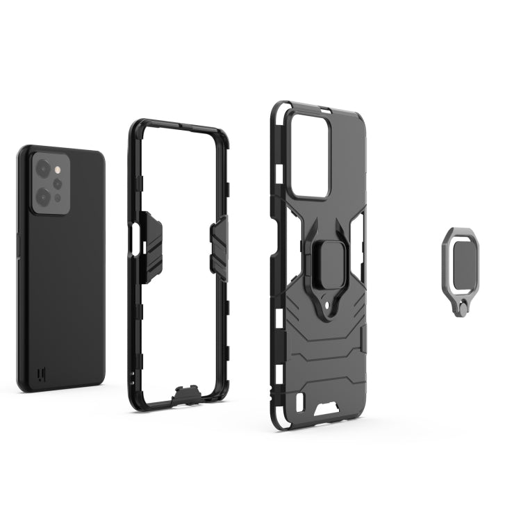 Supporto per anello magnetico PC + custodia per telefono in TPU, For OPPO Realme C31