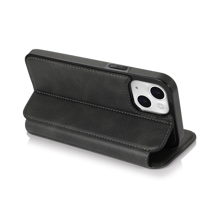 Custodia portafoglio in pelle con ventosa magnetica per iPhone 13