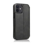 Custodia portafoglio in pelle con ventosa magnetica per iPhone