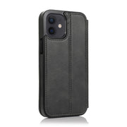 Custodia per telefono in pelle con ventosa magnetica Knight, For iPhone 12 mini, For iPhone 12 / 12 Pro, For iPhone 12 Pro Max, For iPhone 11