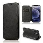 Custodia portafoglio in pelle con ventosa magnetica per iPhone