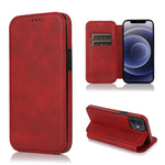 Custodia portafoglio in pelle con ventosa magnetica per iPhone
