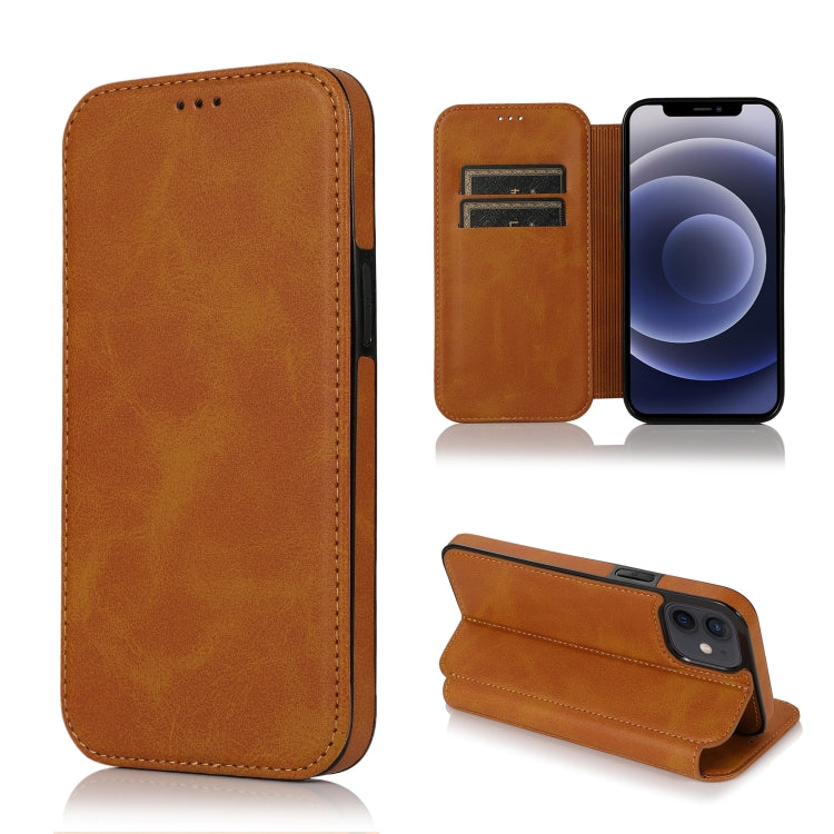 Custodia portafoglio in pelle con ventosa magnetica per iPhone