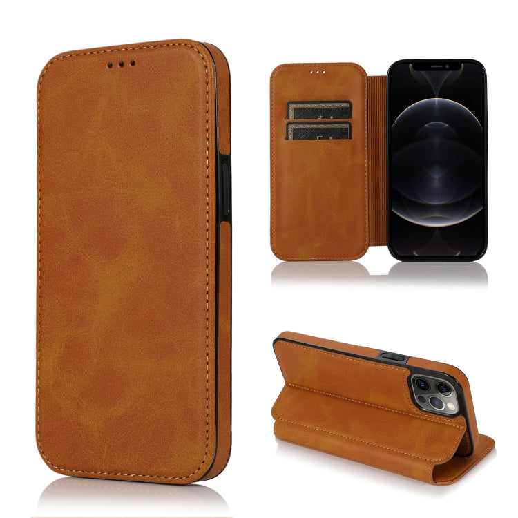 Custodia portafoglio in pelle con ventosa magnetica per iPhone
