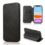 Custodia portafoglio in pelle con ventosa magnetica per iPhone