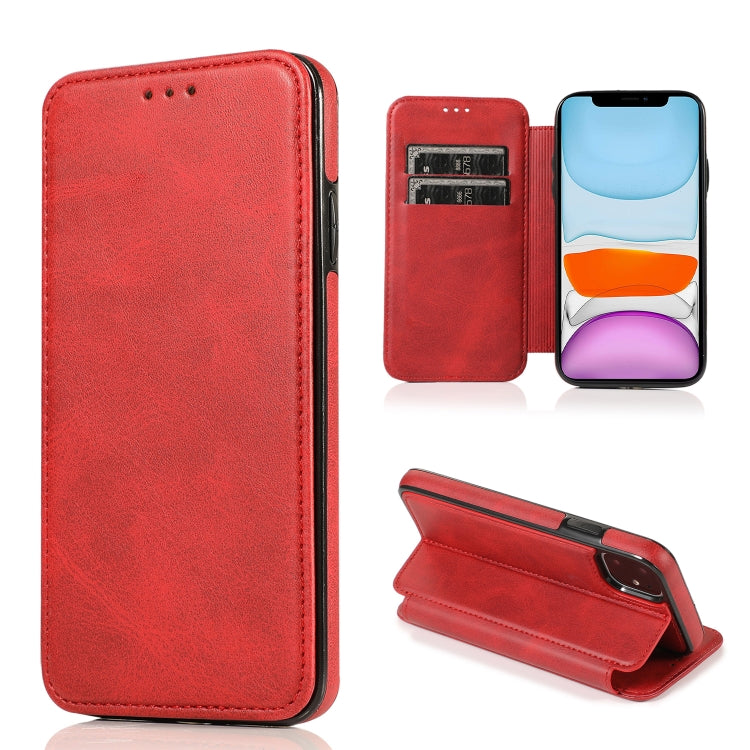 Custodia portafoglio in pelle con ventosa magnetica per iPhone