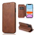 Custodia portafoglio in pelle con ventosa magnetica per iPhone