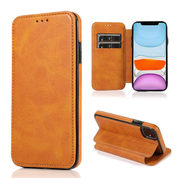 Custodia portafoglio in pelle con ventosa magnetica per iPhone