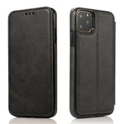Custodia per telefono in pelle con ventosa magnetica Knight, For iPhone 11 Pro, For iPhone 11 Pro Max, For iPhone X / XS, For iPhone XR