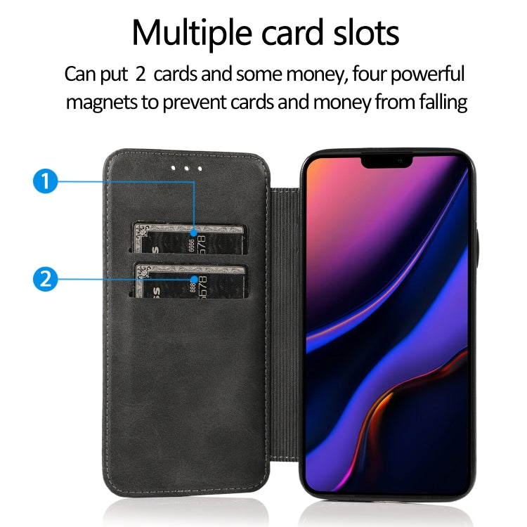 Custodia portafoglio in pelle con ventosa magnetica per iPhone XR
