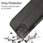 Custodia portafoglio in pelle con ventosa magnetica per iPhone XR