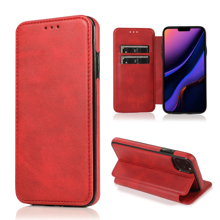 Custodia portafoglio in pelle con ventosa magnetica per iPhone XR