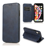 Custodia portafoglio in pelle con ventosa magnetica per iPhone XR