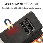 Custodia per telefono in pelle con ventosa magnetica Knight, For iPhone XS Max, For iPhone SE 2022 / SE 2020 / 7 / 8, For iPhone 7 Plus / 8 Plus