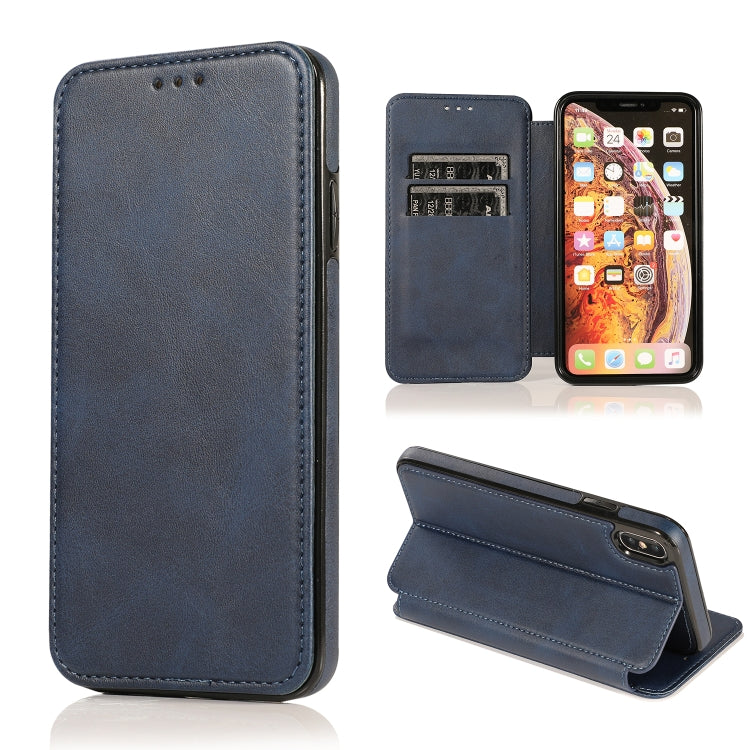 Custodia portafoglio in pelle con ventosa magnetica per iPhone