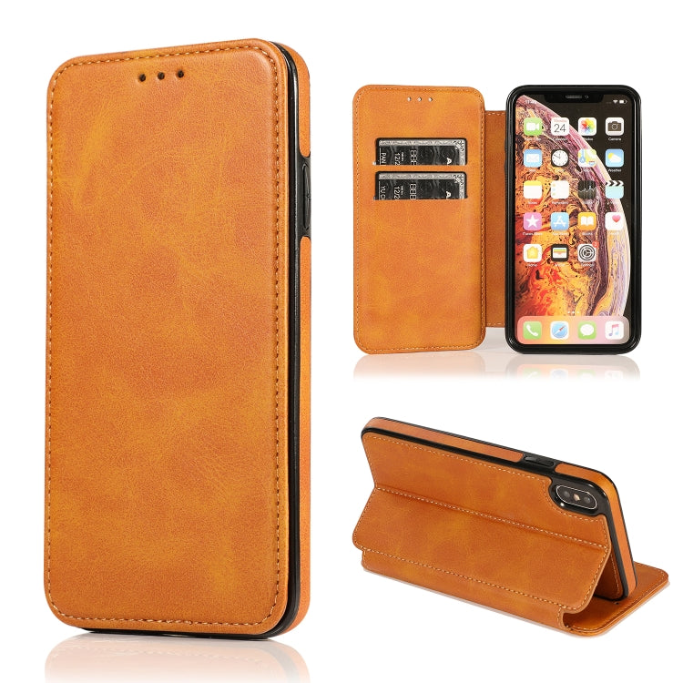 Custodia portafoglio in pelle con ventosa magnetica per iPhone