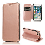 Custodia portafoglio in pelle con ventosa magnetica per iPhone