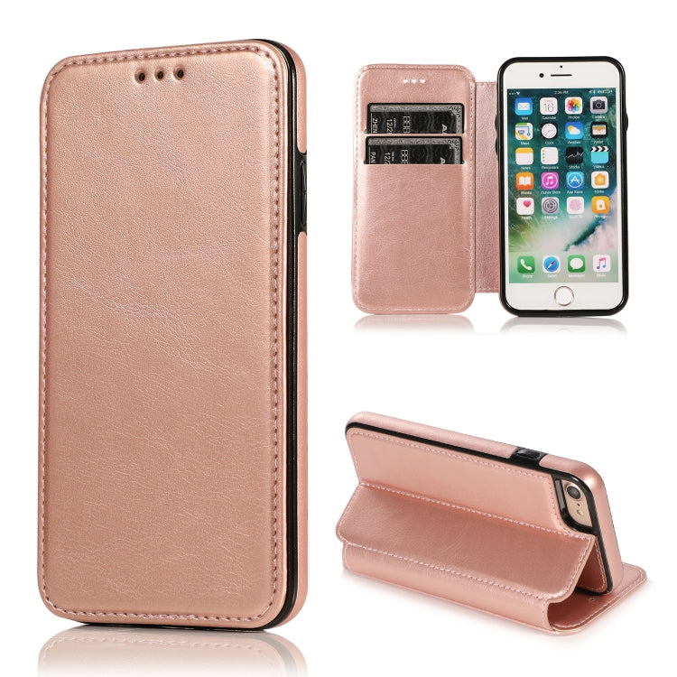Custodia portafoglio in pelle con ventosa magnetica per iPhone