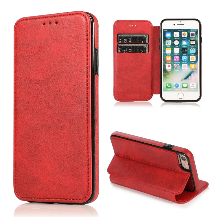 Custodia portafoglio in pelle con ventosa magnetica per iPhone