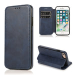 Custodia portafoglio in pelle con ventosa magnetica per iPhone
