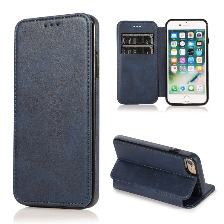 Custodia portafoglio in pelle con ventosa magnetica per iPhone