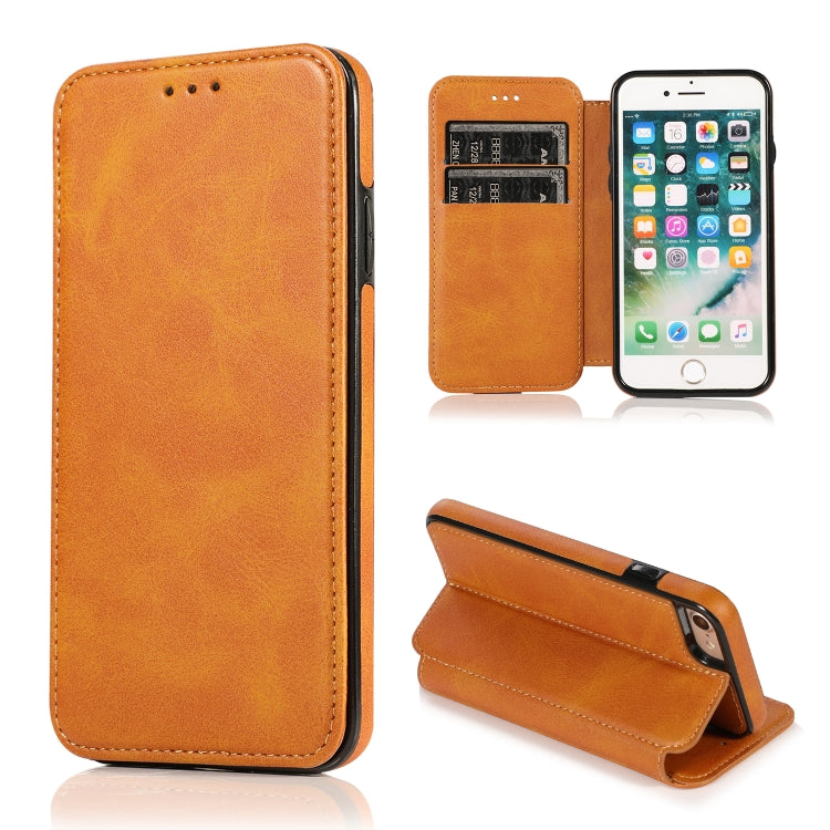 Custodia portafoglio in pelle con ventosa magnetica per iPhone