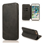 Custodia portafoglio in pelle con ventosa magnetica per iPhone