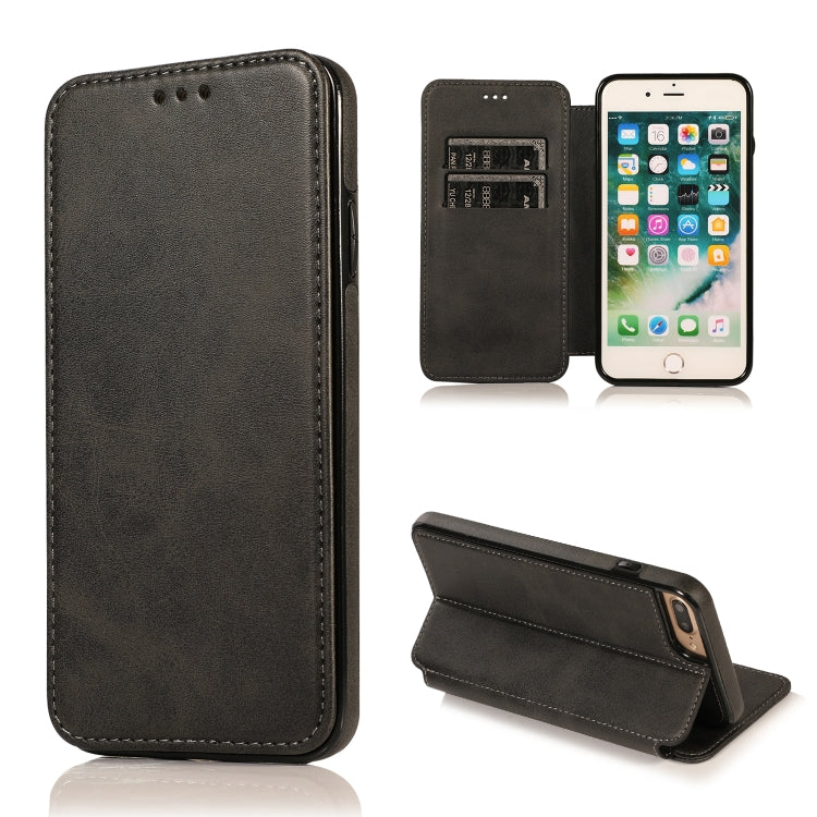 Custodia portafoglio in pelle con ventosa magnetica per iPhone